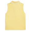 Junior Girls   7-16  Sleeveless Stretch Mesh Half-Zip Boxy Polo