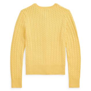 Polo Ralph Lauren Junior Girls' [7-16] Mini-Cable Cotton Cardigan