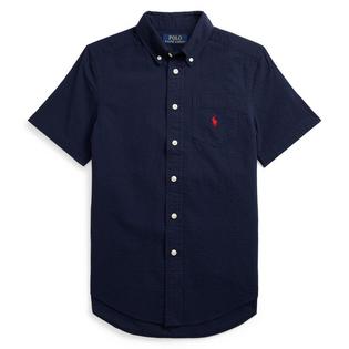 Ralph Lauren Childrenswear Chemise à manches courte en crépon de coton pour garçons juniors [8-20]