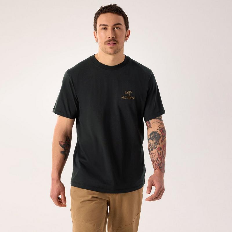 Arc'teryx T-shirt  Kragg SL Cotton Bird Word pour hommes