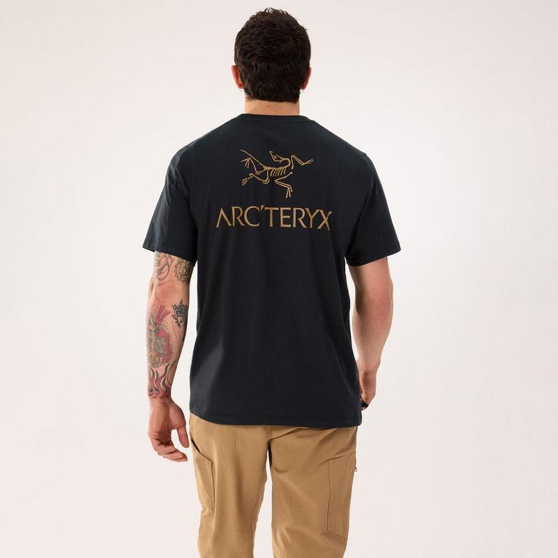 Arc'teryx T-shirt  Kragg SL Cotton Bird Word pour hommes