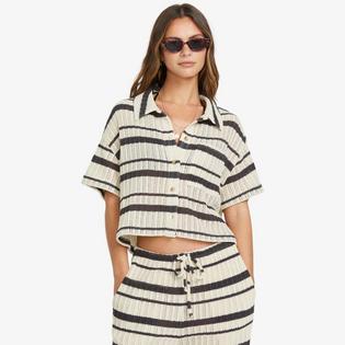 Billabong Women's High Sun Cropped Knit Shirt