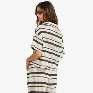 Billabong Women's High Sun Cropped Knit Shirt