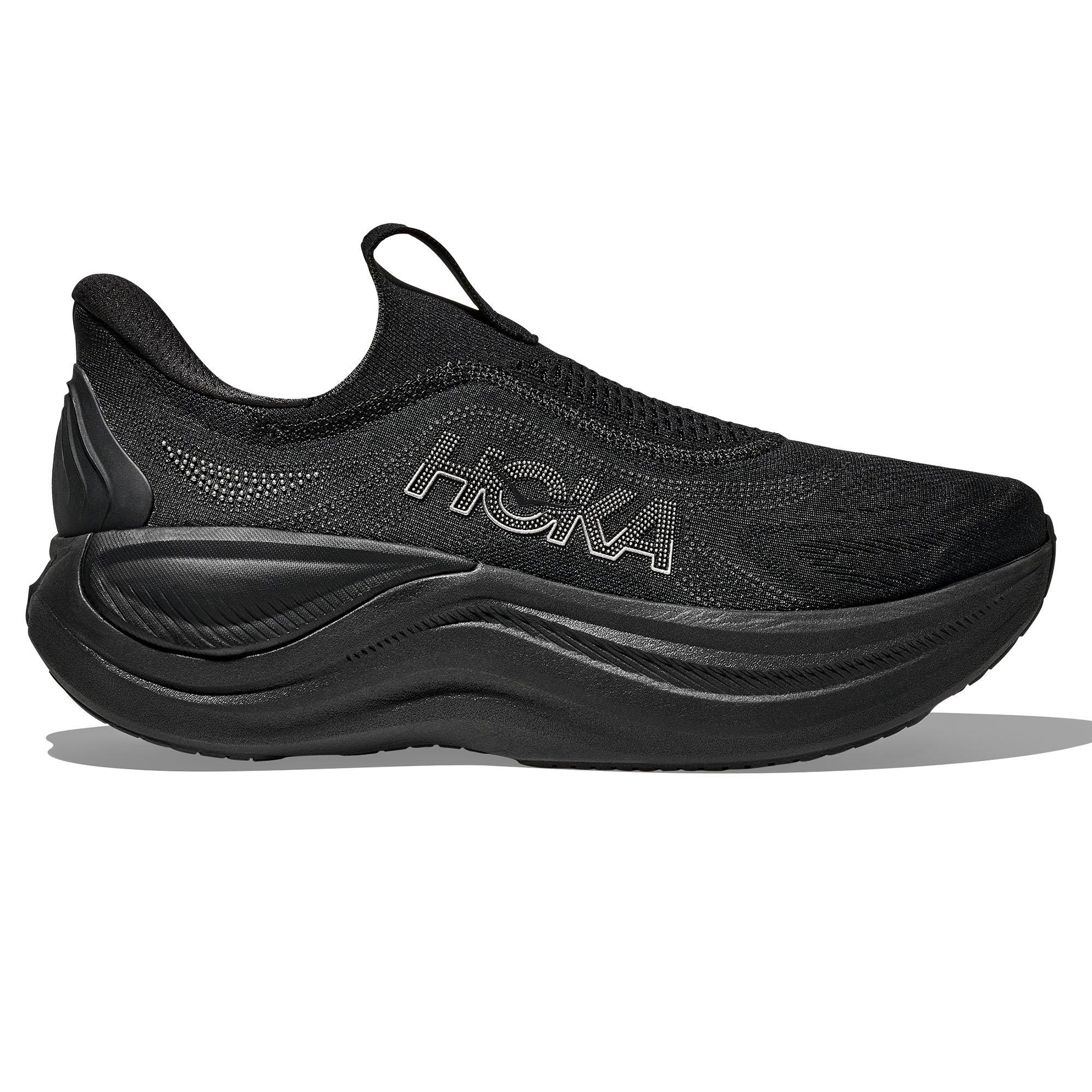 HOKA | Men's Skyward Laceless Running Shoes, Black, Size 13