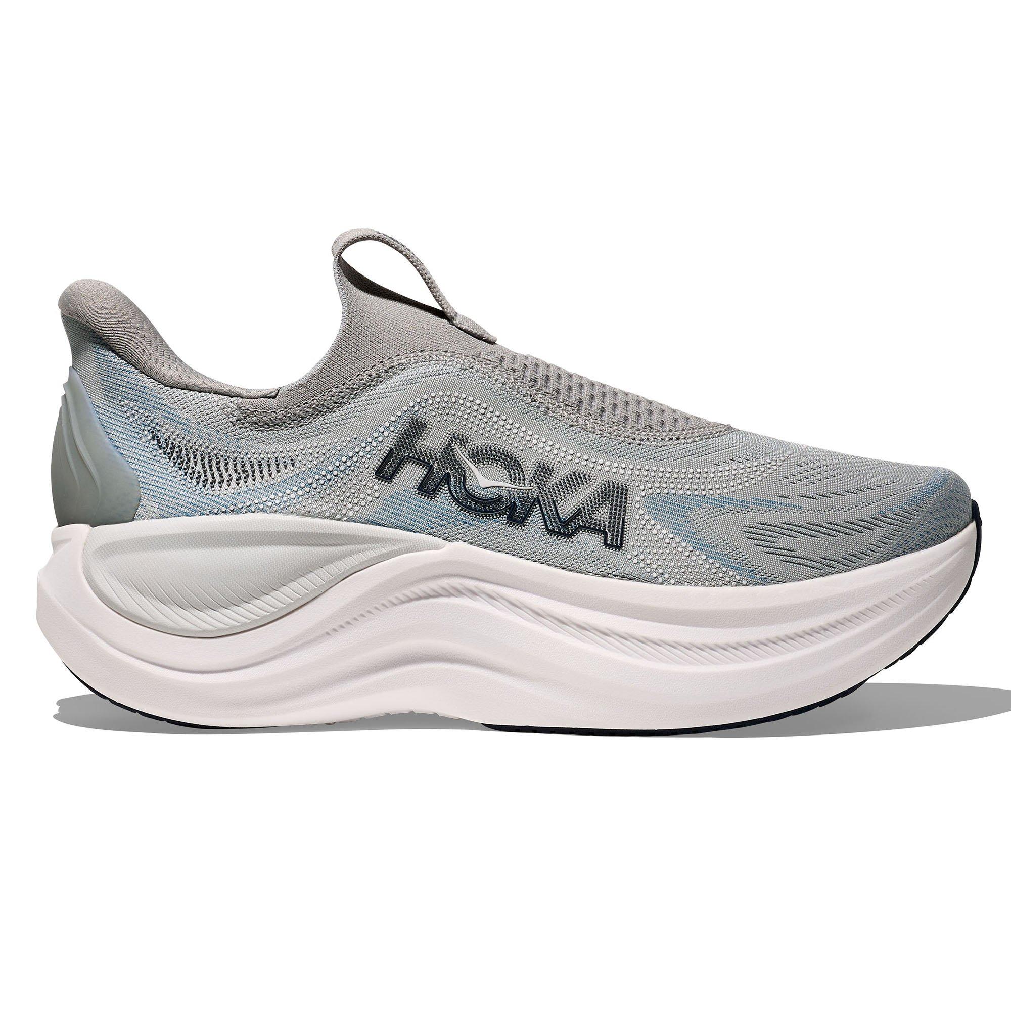 HOKA Men's Skyward Laceless Shoes in Stardust/Stellar Grey, Size 8