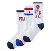 Chaussettes Polo Bear Crew pour gar ons juniors  8-20   paquet de 3 