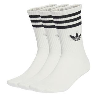 adidas Unisex 3-Stripes Crew Sock (3 Pack)
