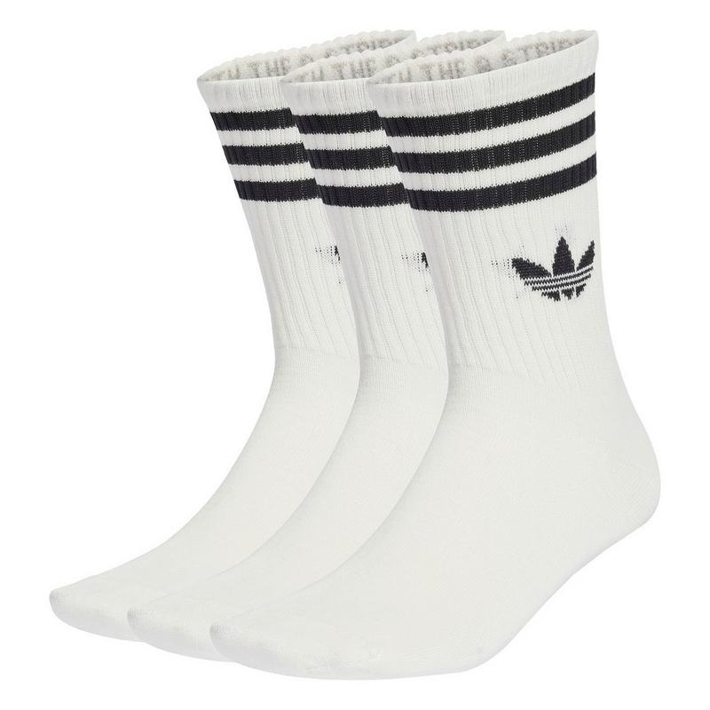 adidas Originals Chaussettes mi-mollet 3-Stripes unisexes (paquet de 3)