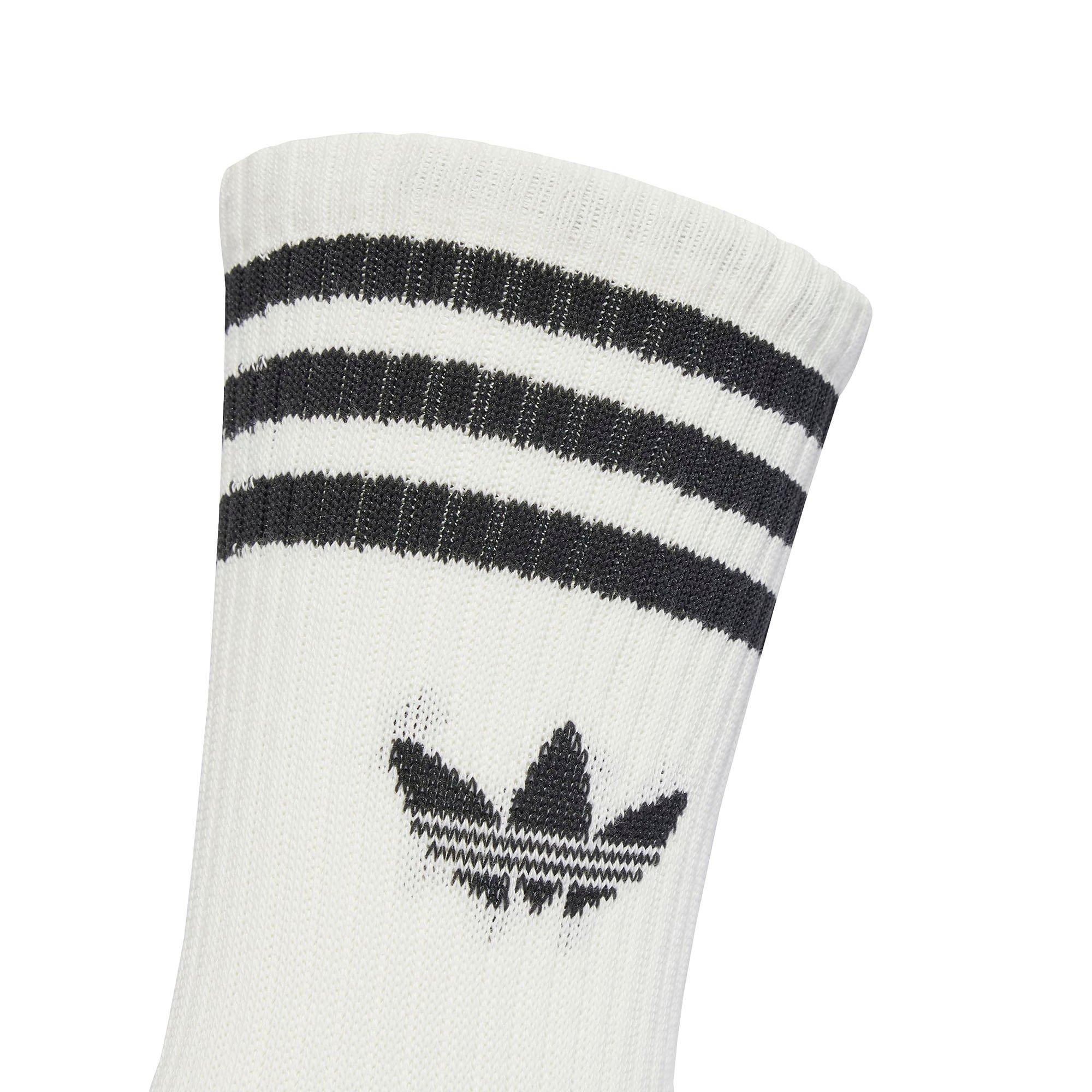 Unisex 3-Stripes Crew Sock (3 Pack)