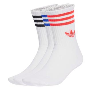 adidas Originals Chaussettes mi-mollet 3-Stripes unisexes (paquet de 3)