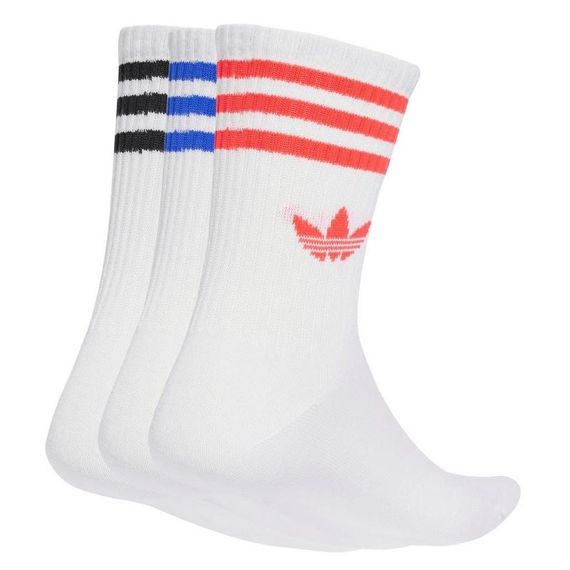 adidas Originals Chaussettes mi-mollet 3-Stripes unisexes (paquet de 3)