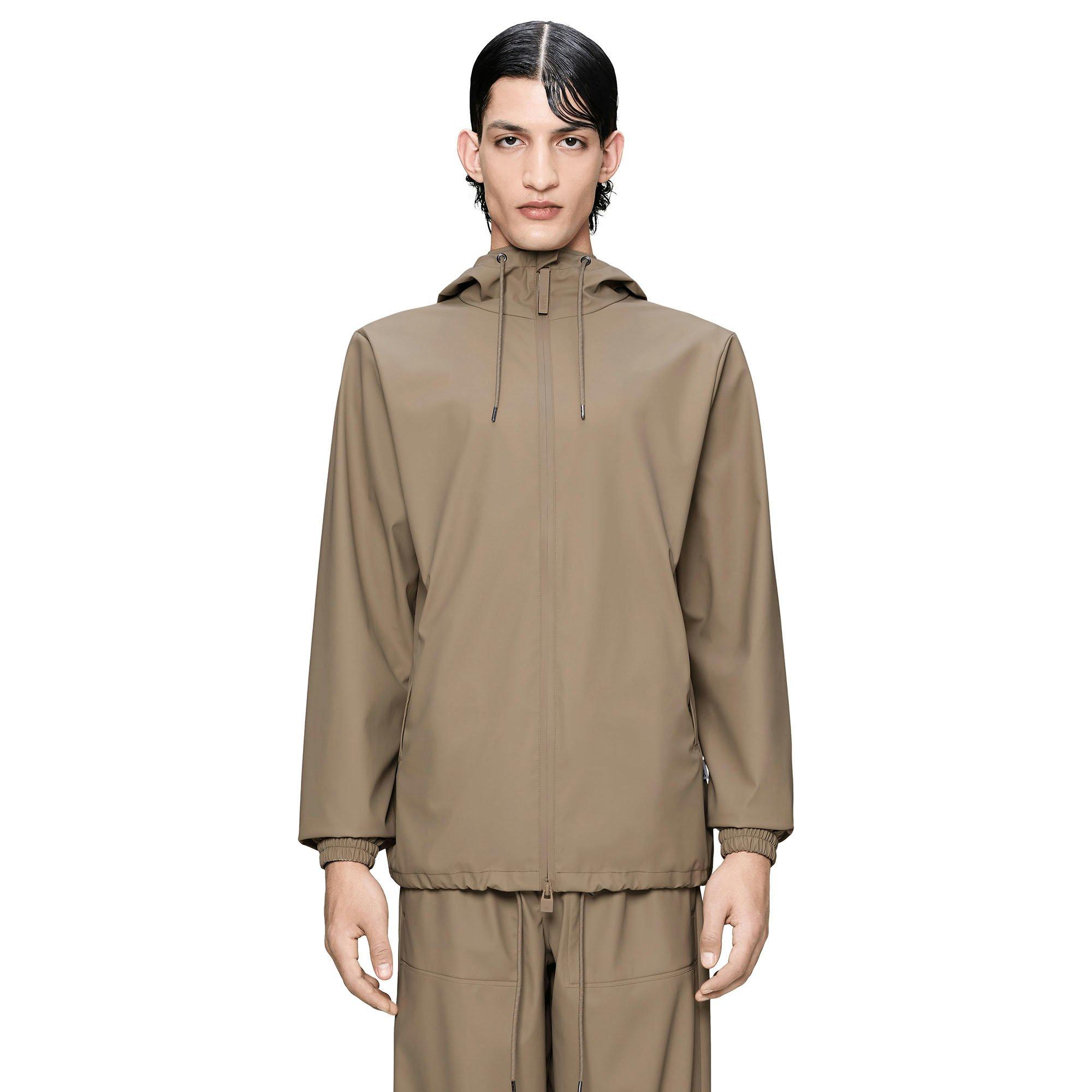 RAINS | Men's Storm Breaker Jacket, Beige, Size Medium