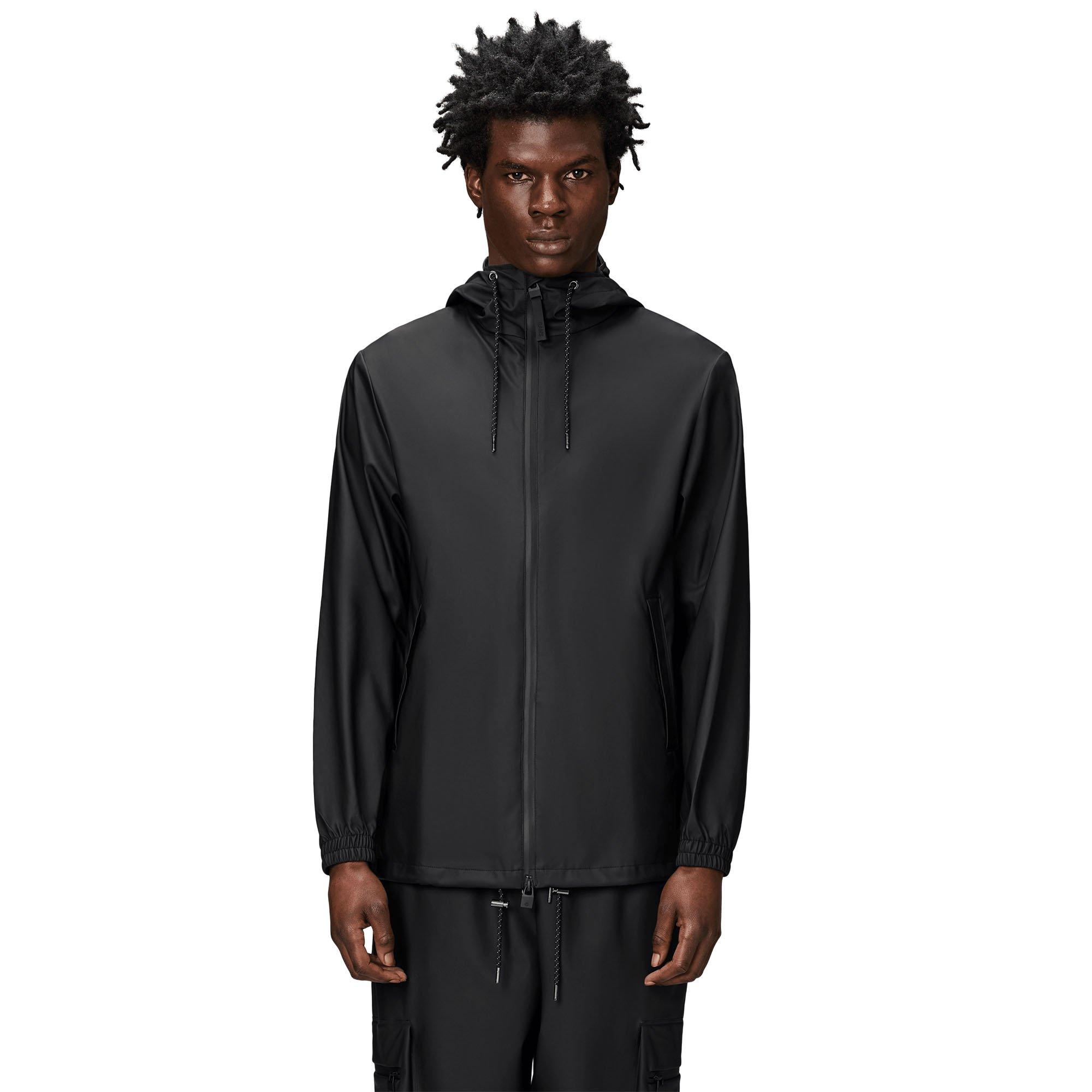 RAINS | Men's Storm Breaker Jacket, Black, Size XL