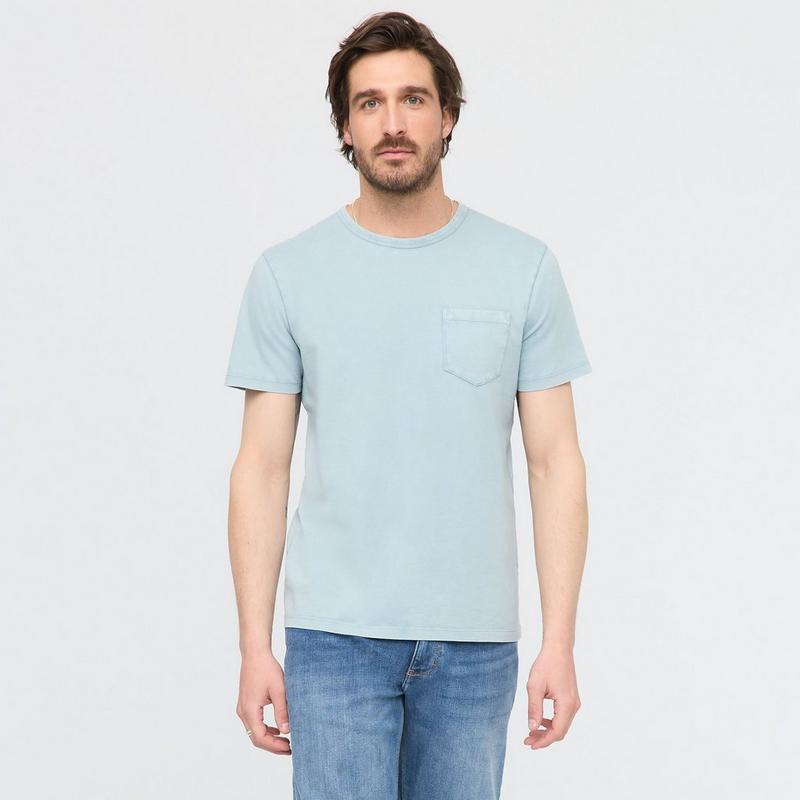 DUER T-shirt PurePima Vintage avec poche pour hommes