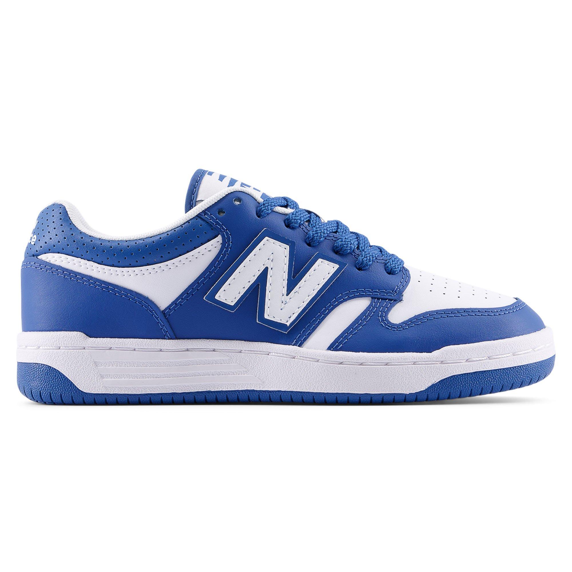 New Balance | Junior's 480 Shoes, White/blue Agate, Size 7