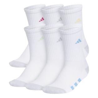 adidas Kids' Athletic Cushioned Crew Sock (6 Pack)