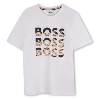 BOSS Junior Boys' [8-16] Multi Logo Short Sleeve T-Shirt
