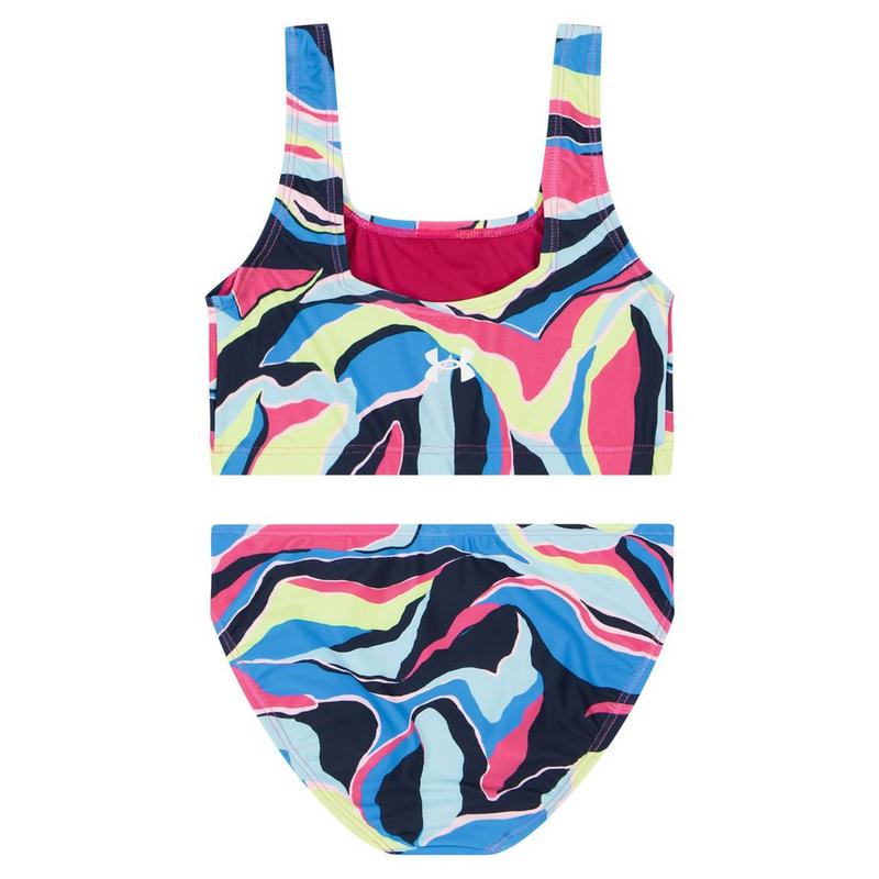 Under Armour Junior Girls' [7-16] Sport Palm Two-Piece Bikini