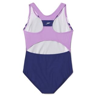 Speedo Junior Girls' [7-16] Infinity Splice One-Piece Swimsuit
