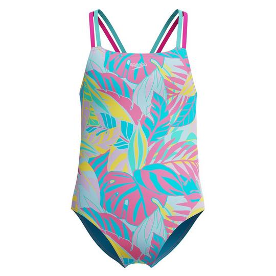 Speedo Maillot une-pi ce imprim    bretelles pour filles juniors  7-16 