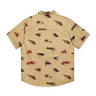 Hook&eacute; Men's Atlantic Salmon Flies Short Sleeve Shirt
