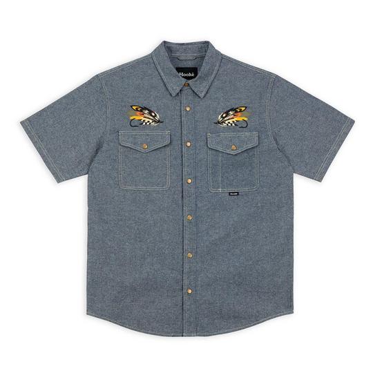 Hooké Chemise   manches courtes Salmon Fly pour hommes