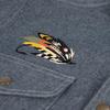 Chemise   manches courtes Salmon Fly pour hommes