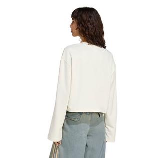 adidas Originals Women's Essentials Winterized Wide Rib Long Sleeve Top