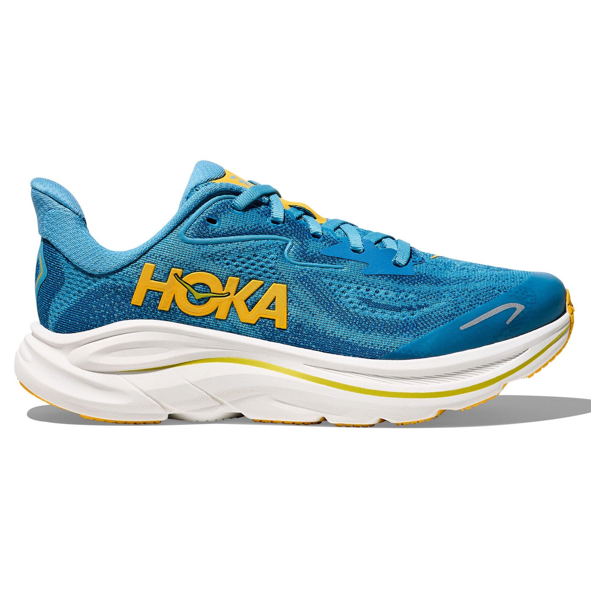 HOKA | Junior's Clifton 10 Running Shoes, Alpine Blue/foggy Night, Size 7