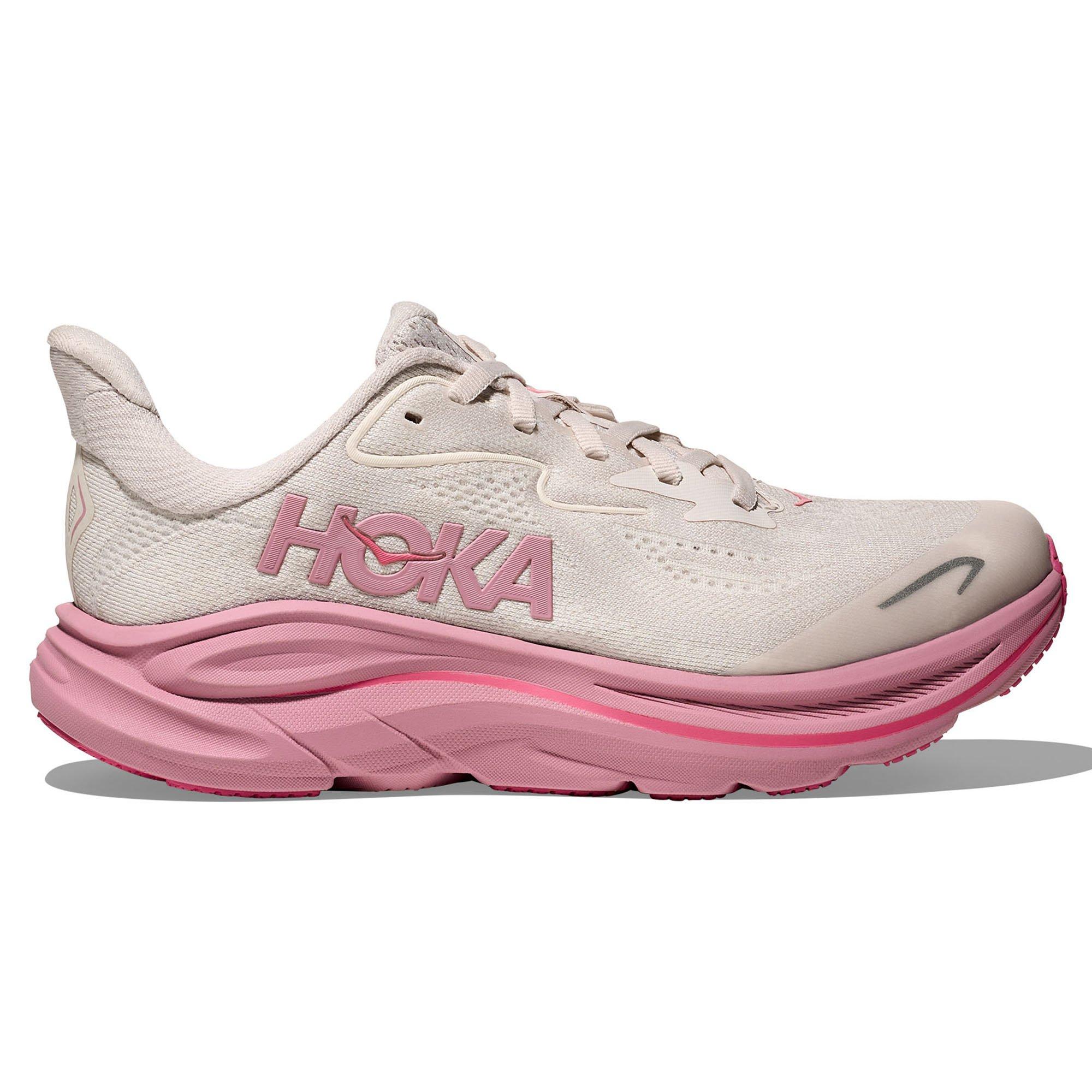 HOKA | Junior's Clifton 10 Running Shoes, Rose Cream/dried Rose, Size 7