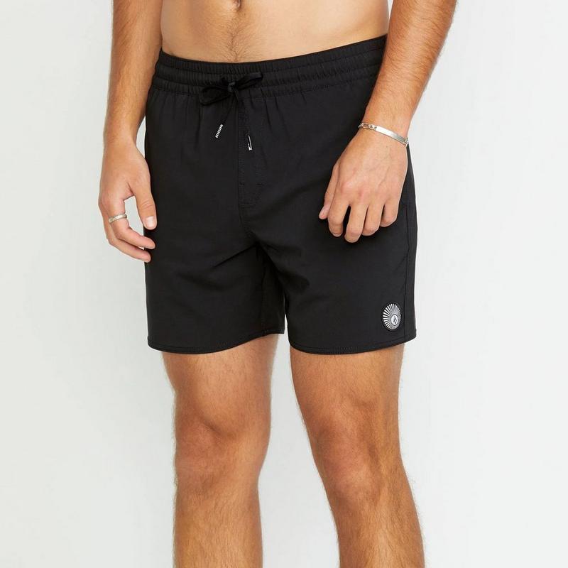 Volcom Short de bain uni Lido 16 po pour hommes