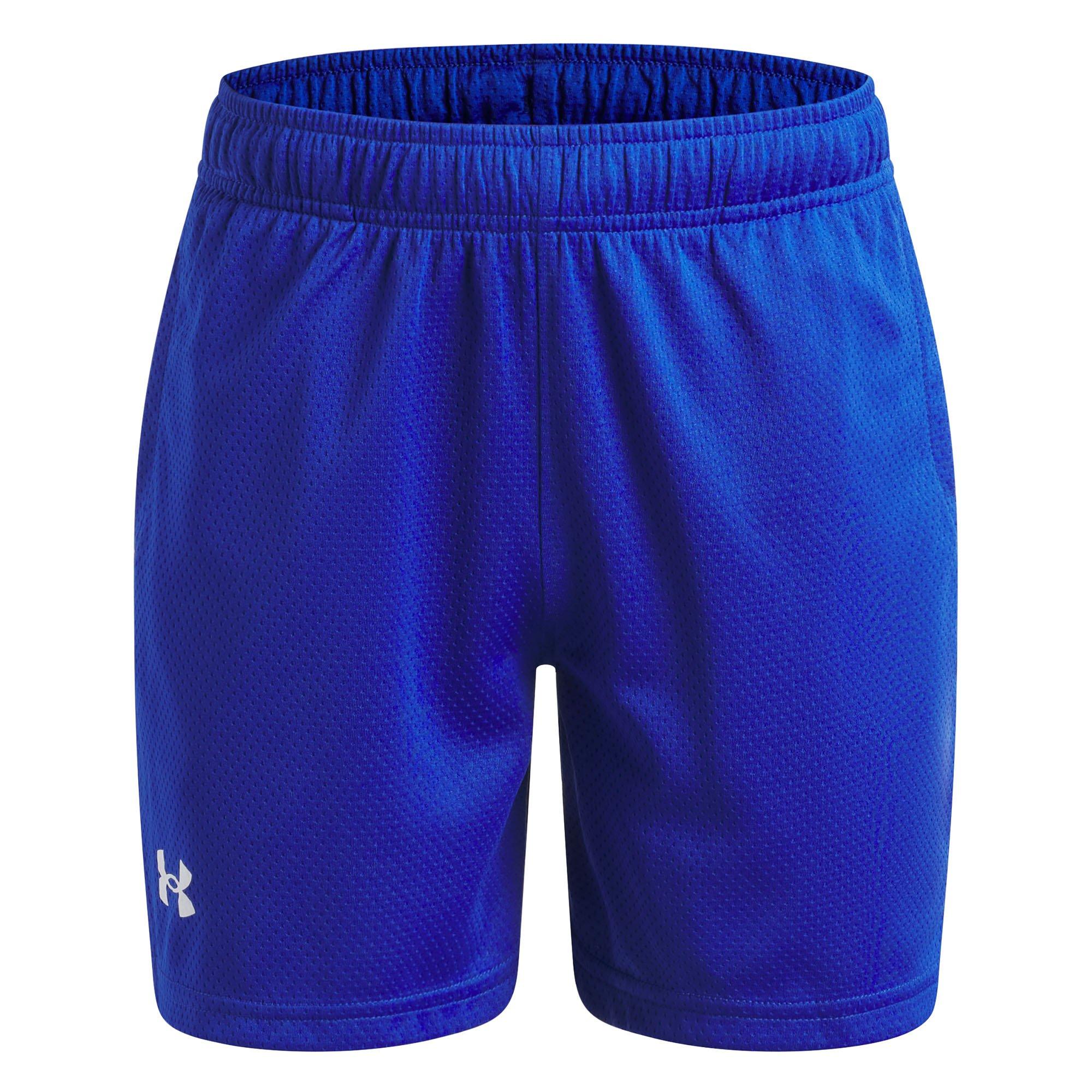 Under Armour | Junior's Boy's UA Tech Mesh Shorts, Blue, Size XL