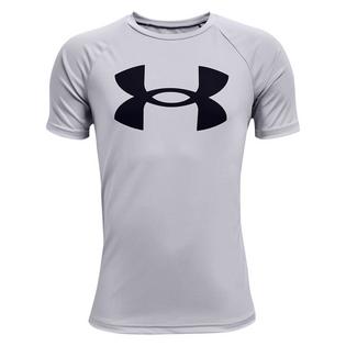 Under Armour T-shirt à manches courtes UA Tech avec grand logo pour garçons juniors [8-16]