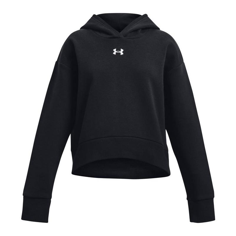 Under Armour Chandail &agrave; capuchon court en molleton Rival pour filles juniors [7-16]