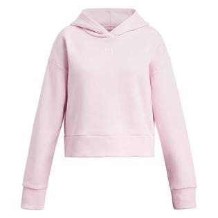Under Armour Chandail &agrave; capuchon court en molleton Rival pour filles juniors [7-16]