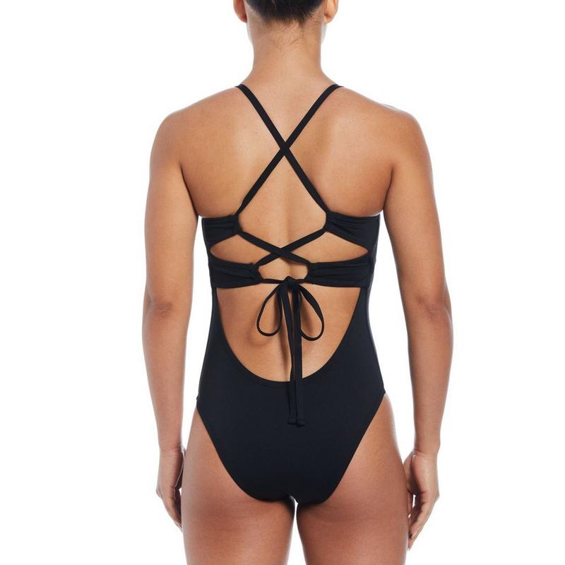 Nike Maillot de bain une pi&egrave;ce &agrave; lacets pour femmes