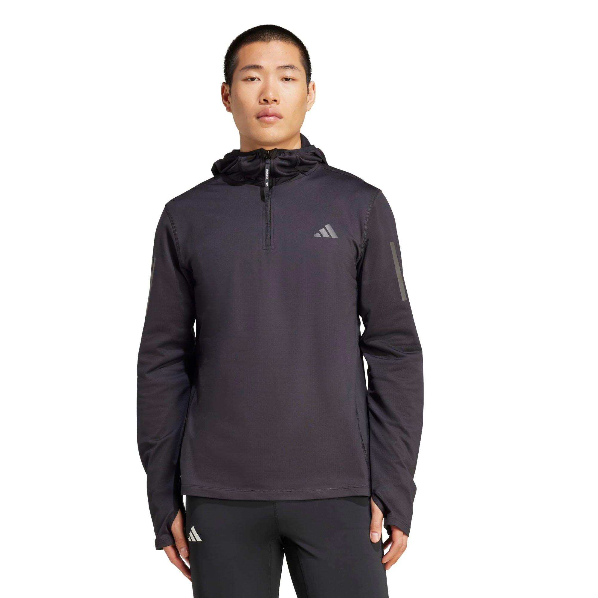 Men's Own The Run Winterized Hooded Half-Zip Top | adidas
