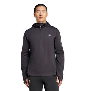 adidas Men's Own The Run Winterized Hooded Half-Zip Top