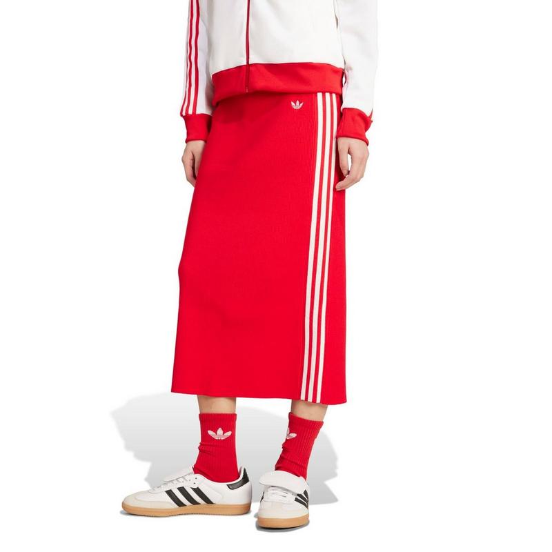 adidas Originals Jupe en tricot Adicolor 3 bandes pour femmes