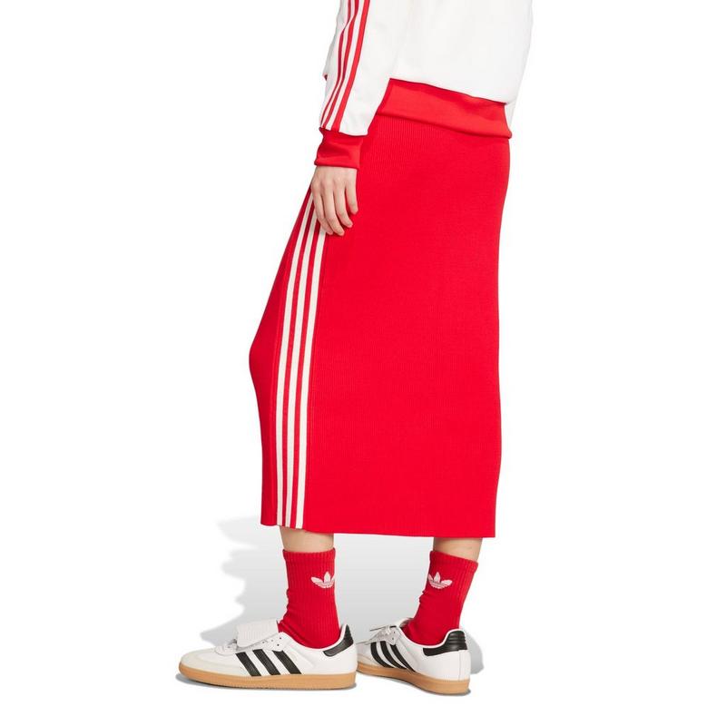 adidas Originals Jupe en tricot Adicolor 3 bandes pour femmes