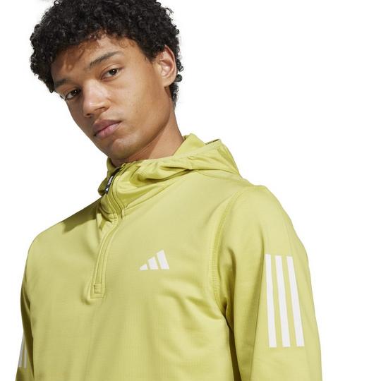 Men's Own The Run Winterized Hooded Half-Zip Top | adidas