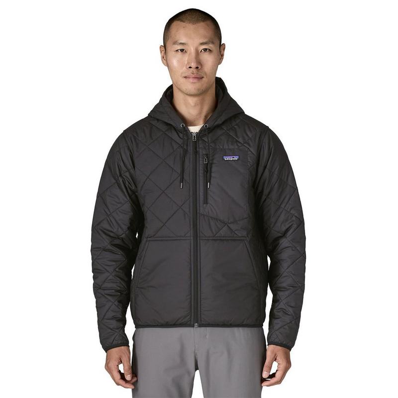Patagonia Veste &agrave; capuchon style aviateur matelass&eacute;e Diamond pour hommes