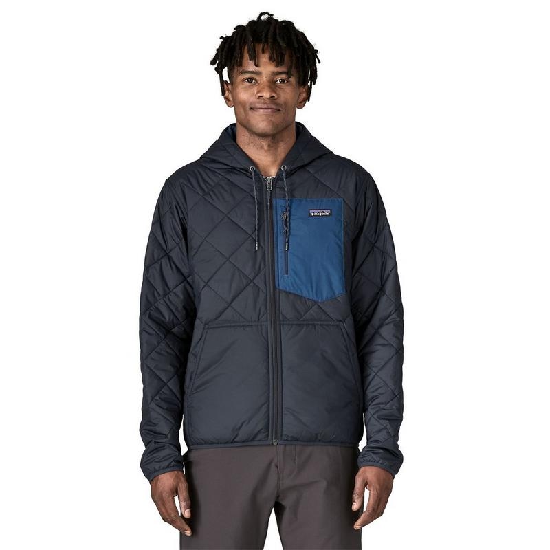 Patagonia Veste &agrave; capuchon style aviateur matelass&eacute;e Diamond pour hommes