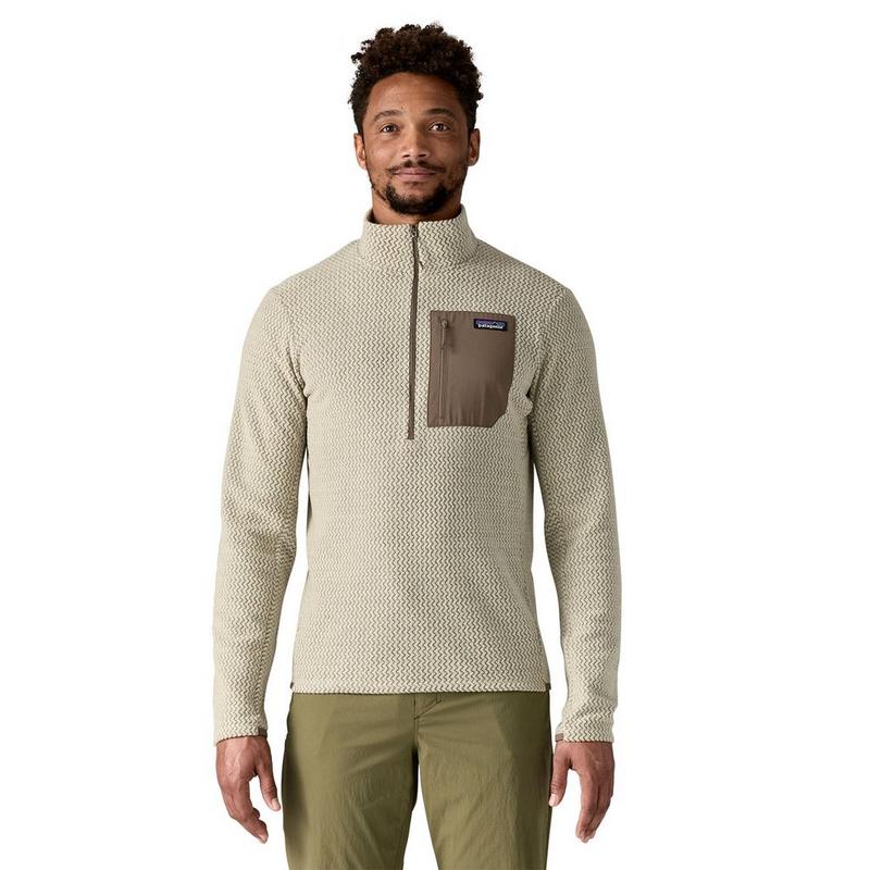 Patagonia Haut R1® Air Fleece &agrave; col montant et glissi&egrave;re pour hommes