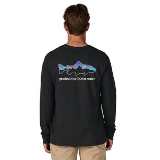 Patagonia Haut &agrave; manches longues Home Water Trout Responsibili-Tee® pour hommes