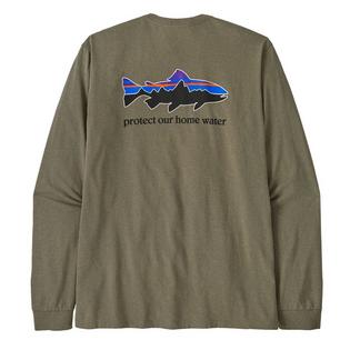 Patagonia Haut &agrave; manches longues Home Water Trout Responsibili-Tee® pour hommes