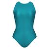 Women s Shimmer High Neck One-Piece Swimsuit