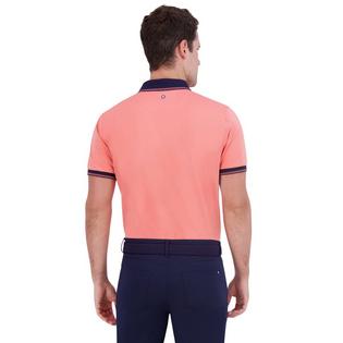 Ben Sherman Men's Checker Rib Tech Pique Polo