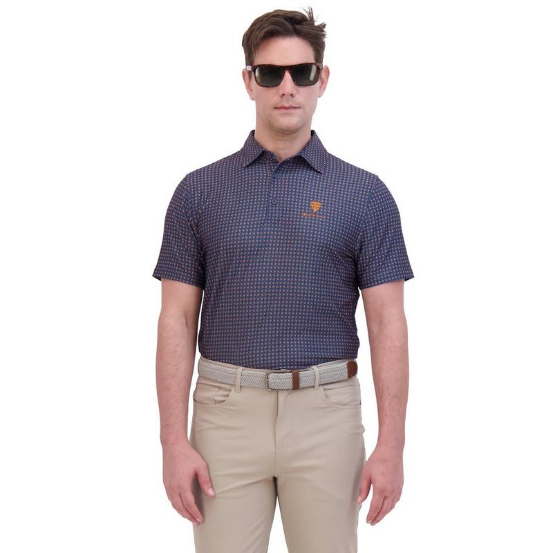 Ben Sherman Polo en jersey technique Split Spot Geo pour hommes