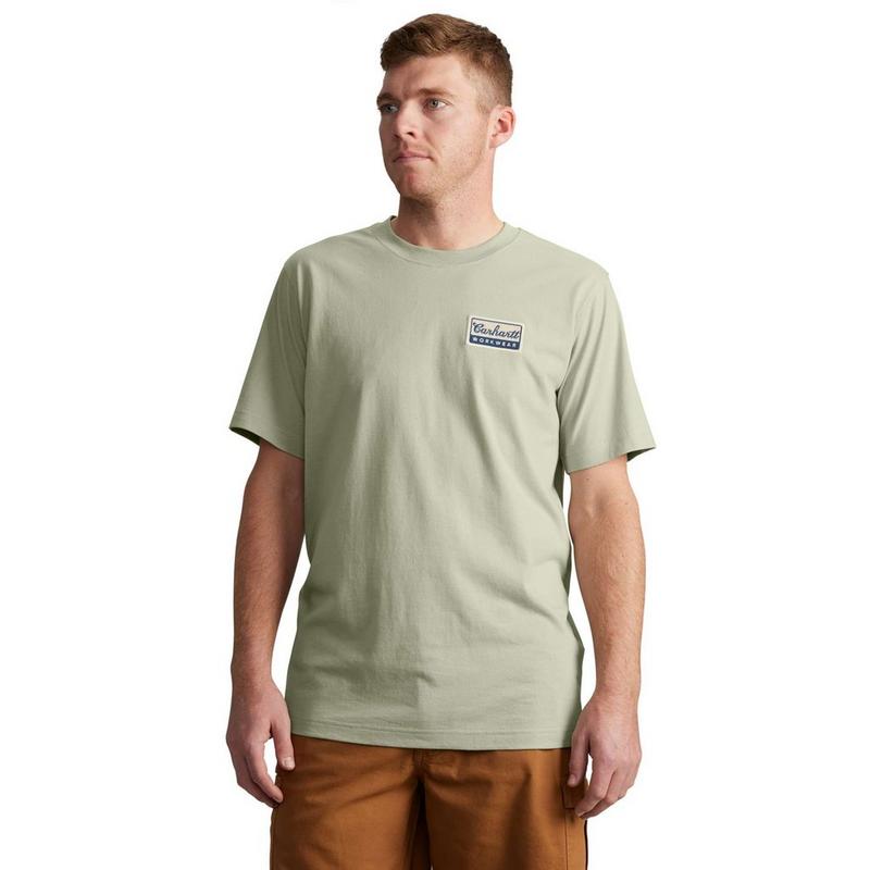 Carhartt T-shirt d&eacute;contract&eacute; l&eacute;ger Script Patch pour hommes
